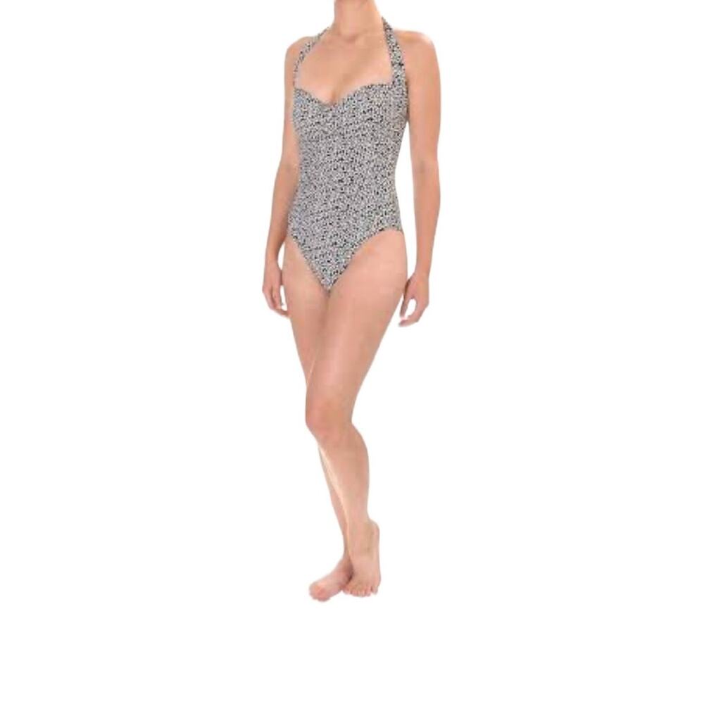 NIP TUCK Betty Summer Daisy Halter Swimsuit US Size 6 NEW
